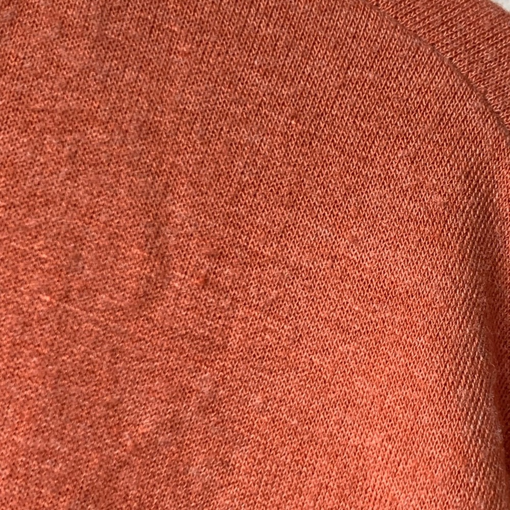HUDSON GRAY Women’s Pumpkin Orange Blouse - Picture 3 of 5